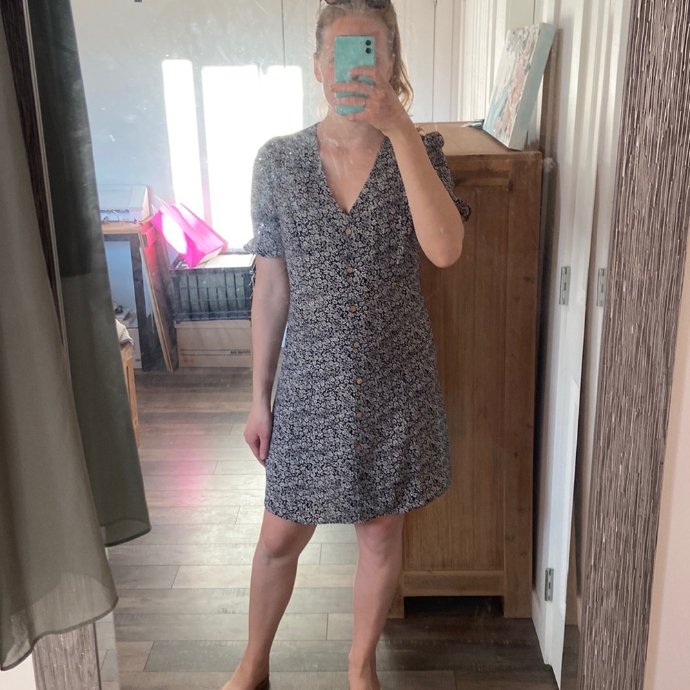 Floral mid-length dress